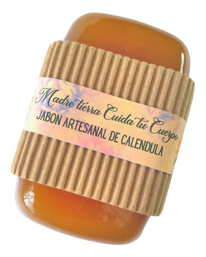 Jabón Artesanal De Calendula Y Miel 120 - g a $125