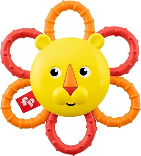 Fisher-price Take &amp; Teethe Lion 3m+ Sonajero Naranja Am.