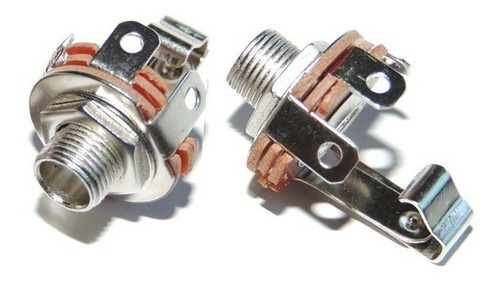 Conector Jack Mono 6.5mm 1/4 Pulgada X 5 Uni