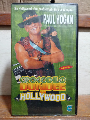 Vhs - Crocodilo Dundee Em Hollywood - Paul Hogan [dublado]