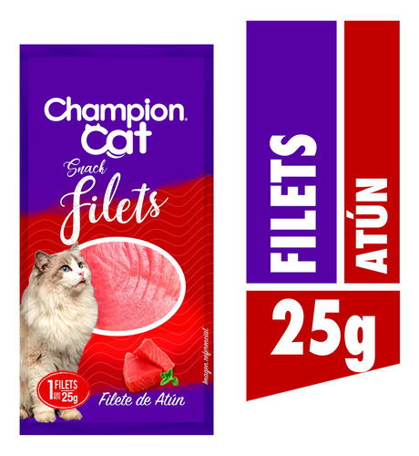Champion Cat Filets Atún 25g