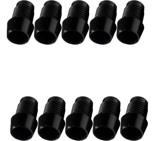 Suporte Para Led 5mm Preto Com Rosca - 10 Peças