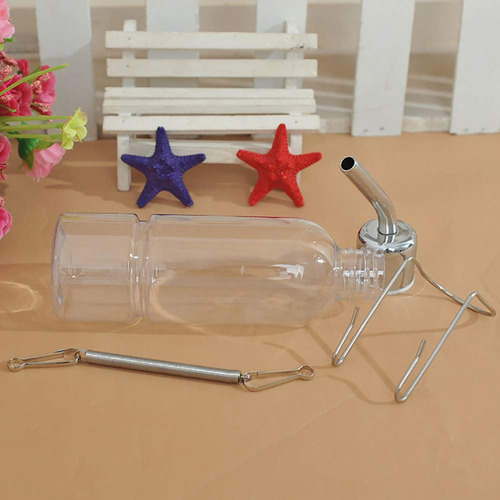 Botellas De Agua Pequeñas Sin Goteo Para Mascotas 6 Onzas Claro