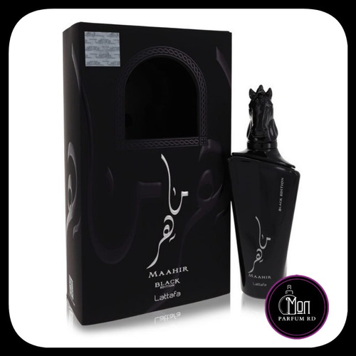 Perfume Lattafa Maahir Black Edition. Entrega Inmediata