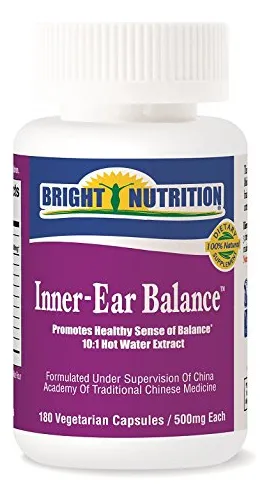Supplement Bright Nutrition Inner-ear Balance 180 Cápsulas