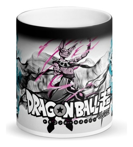 Mug Mágico Dragon Ball Super Bills Goku Vegeta