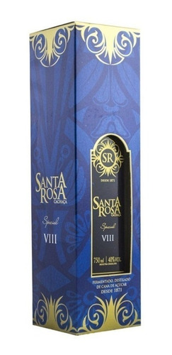 Cachaça Santa Rosa Extra Premium Viii Anos Special 750ml