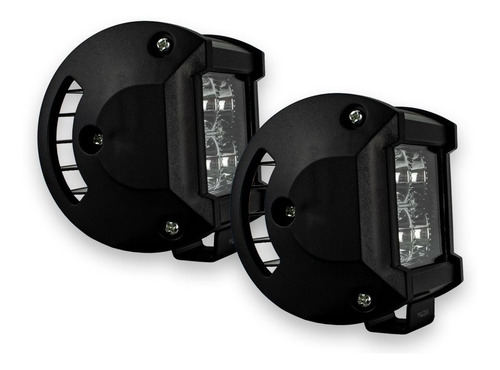 Imagen 2 de 8 de Faro 6 Hiper Led Auxiliar 18w Dually Funcion Fijo Y Estrobo