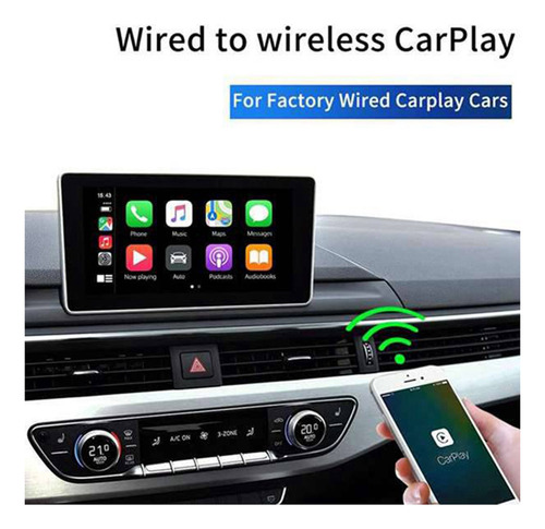 Adaptador Inalámbrico Carplay Car Play Box Conexión Bluetoot