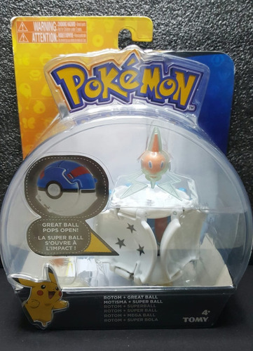 Figura Pokemon Pokebola Rotom Nuevo Sellado (Usado)