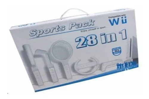 caridad En la cabeza de conformidad Nintendo Wii Sport Pack 28 In 1 Wii Para Wiimote + Nunchuck