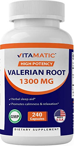 Raíz Vitamática Valeriana 1300 Mg 240 Cápsulas - Sdyfc