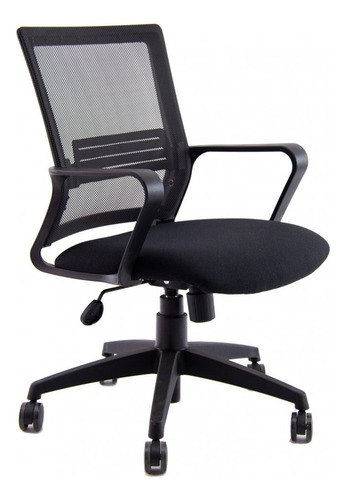 Silla Link Negra De Escritorio Gerencial
