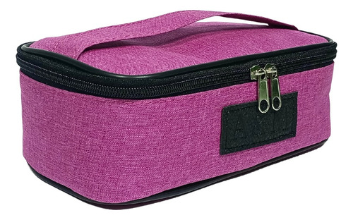 Porta Insulina Neceser Termico Aym - Estuche Viaje Fucsia Lisa