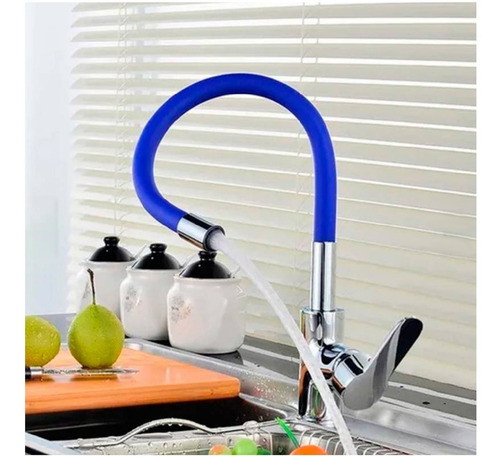 Llave De Agua De Color, Mxkys-003, Azul,manual, Mangue Color Azul