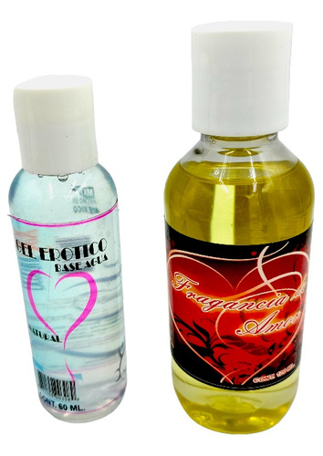 Kit Lubricante Y Aceite Corporal Amor.