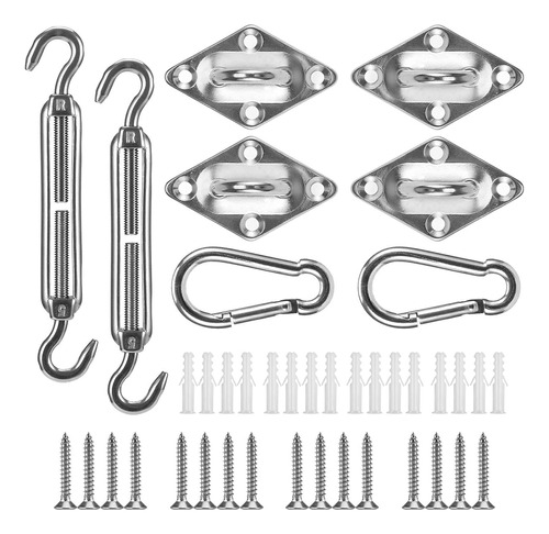 Kit De Hardware Sombrilla Solar De 40 Piezas, Retrácti...