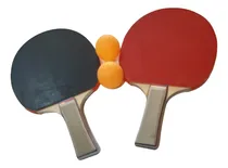 Comprar Set 2 Paletas De Ping Pong Juego Con 2 Pelotas Tenis De Mesa