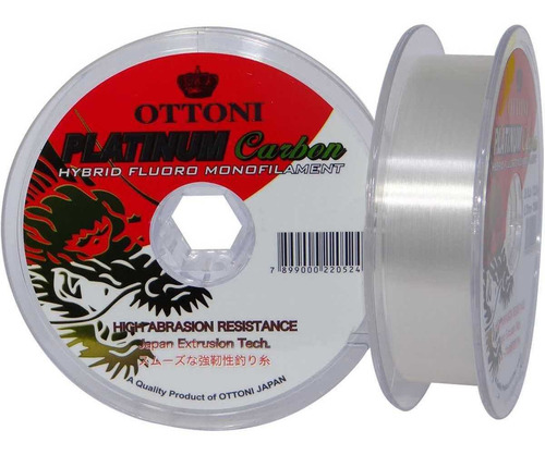 Imagem 3 de 5 de Linha Platinum Fluorcarbon Leader 0,50mm 100m