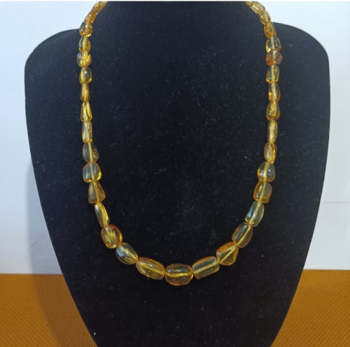 Collar De Ámbar De Chiapas Estilo Helena De Troya