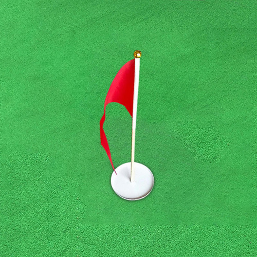 Portable Golf Hole Cup Green Flag Set Diámetro 75 Mm