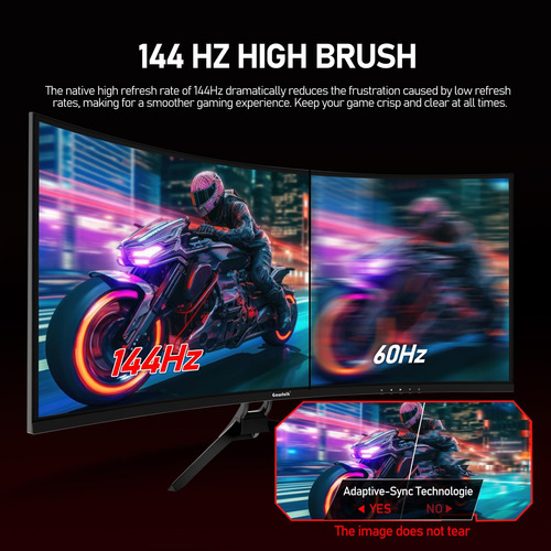 Gawfolk 34 Pulgadas Ultrawide Curred 144hz Gaming Computer M