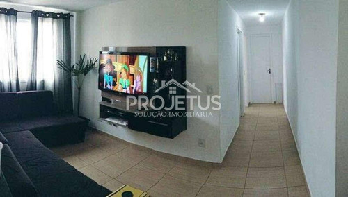 Imagem 4 de 12 de Vendo Apartamento 2 Dormitórios, 47m² - Jd Elizabete - Taboã - 197599