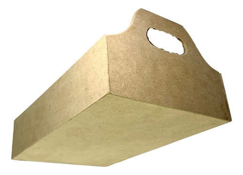 1 Caja 20x13x5cm De Madera Mdf Con Agarradera #2 Mini