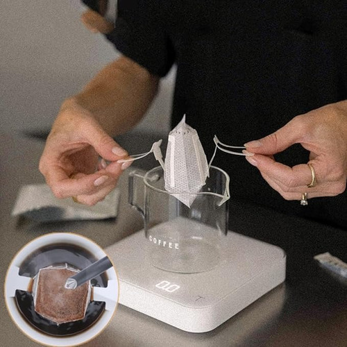 50 Bolsas De Papel De Filtro De Café Portátil Para Colgar