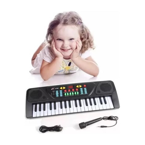 Piano Eléctrico Usb De 37 Teclas Digital Para Niños