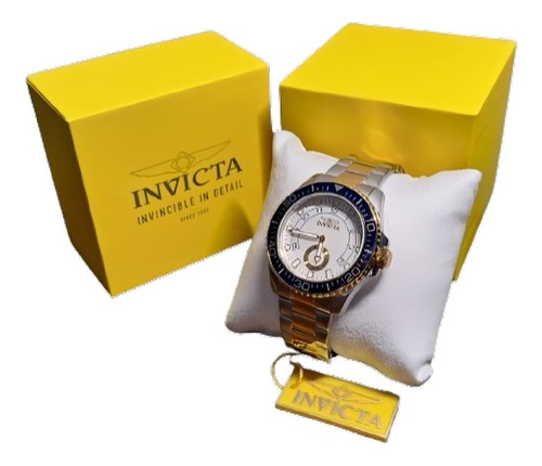 Invicta Pro Diver Men's Watch - 44mm, Gold, Steel (47127)