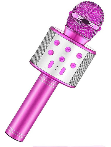 Micrófono De Karaoke Inalámbrico Con Bluetooth Y Bocina