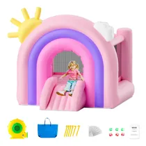 Comprar Trampolín Brincolín Inflable 2.3 M Brinca Brinca Rosa Niñas
