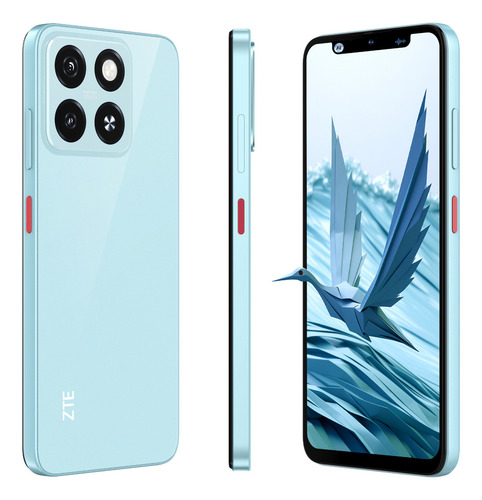 Zte Smartphone Blade A55 128gb + 4gb Ram Color Azul