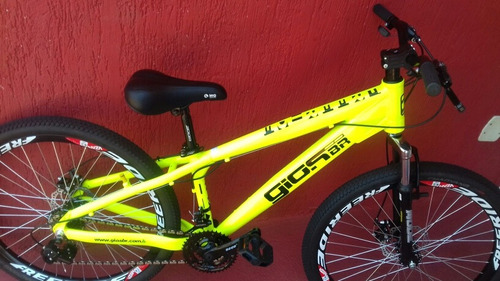 Bicicleta Gios Frx Amarelo Neon Aros Freeride Frete Grátis 