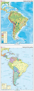 Libro Mapa Mural America Sur Fis Pol - 