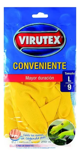 Guantes Multiuso Virutex Talla L (mayor Duracion)