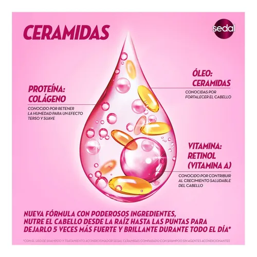 Crema Para Peinar Sedal Brillo Ceramidas Infusión Activa