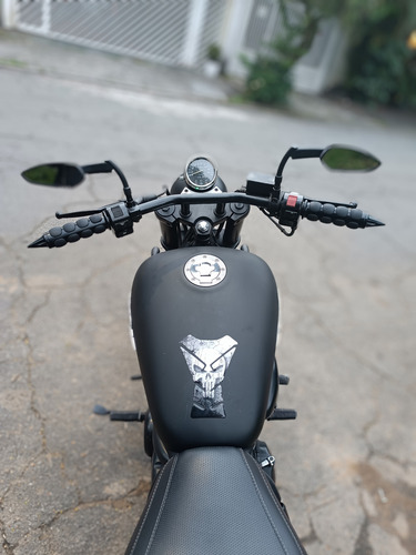 Customizada Na Pintura Original Harley, Guidão,bancos,escape