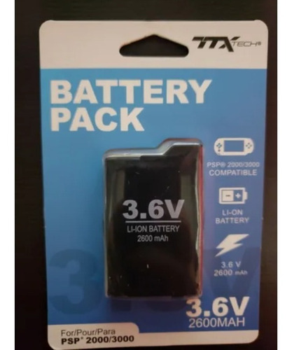 Imagen 2 de 3 de Bateria Psp Slim 2000-3000
