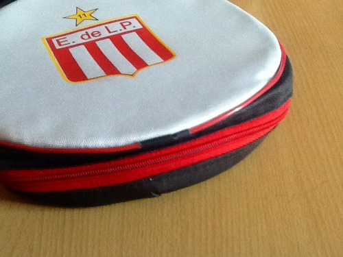 Estudiantes De La Plata Tabla Asado+cubierto+estuche Redondo