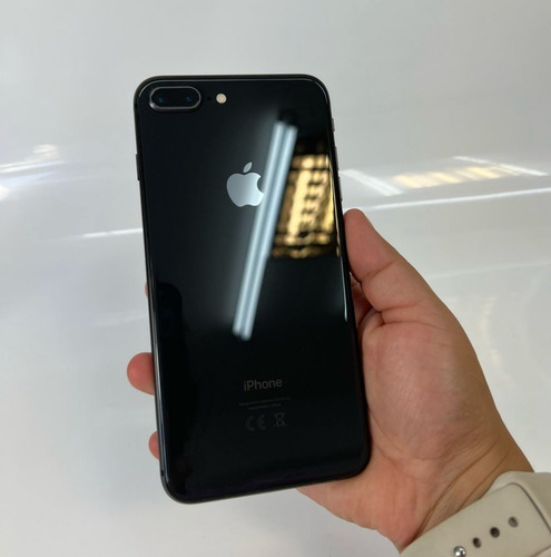 Imagen 3 de 10 de iPhone 8 Plus 64gb Space Gray Cargador Cable Funda Glass