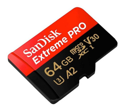 Tarjeta De Memoria Sandisk Extreme Pro Microsd 64gb Original