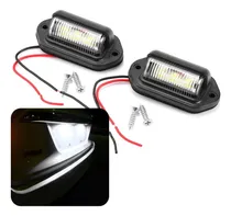 Comprar Un Par Luz Patente 6 Led Universal Autos Camionetas 12v-24v 