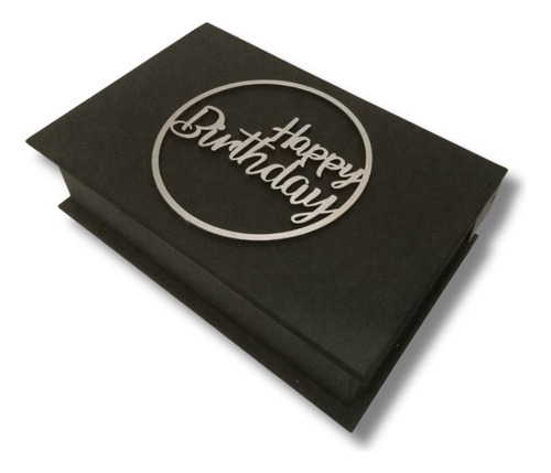 Caja De Madera (  Mdf ) Regalo  Cumpleaños Happy Birthday   