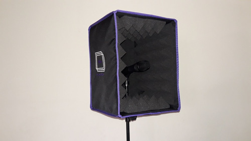 Mini Cabina Acústica Portátil Grabación Voz Micrófono Canto