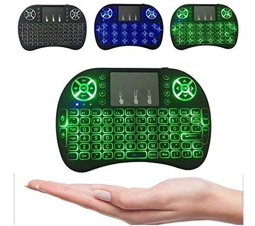 Calvas Retroiluminado I8+air Mouse Mini Teclado Inal