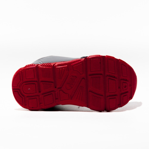 Imagen 5 de 8 de Zapatilla Urbana Niños Toy Gris Y Rojo (20 Al 26) Art H25gr