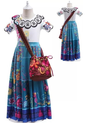 Imagen 2 de 4 de Disfraz Mirabel Encanto Importado Regalo Cumpleaños Navidad