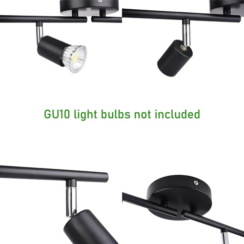 Kit De Iluminación Led Ajustable De 4 Luces Cabeza De ...